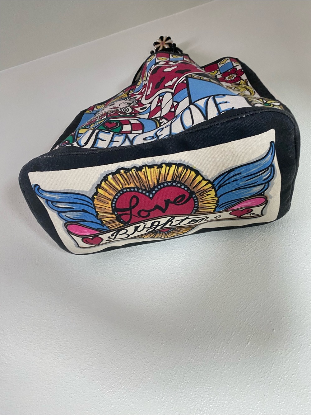 Brighton Queen of Love Graphic Tote Bag - Multicolor - very good condition! - Picture 3 of 8